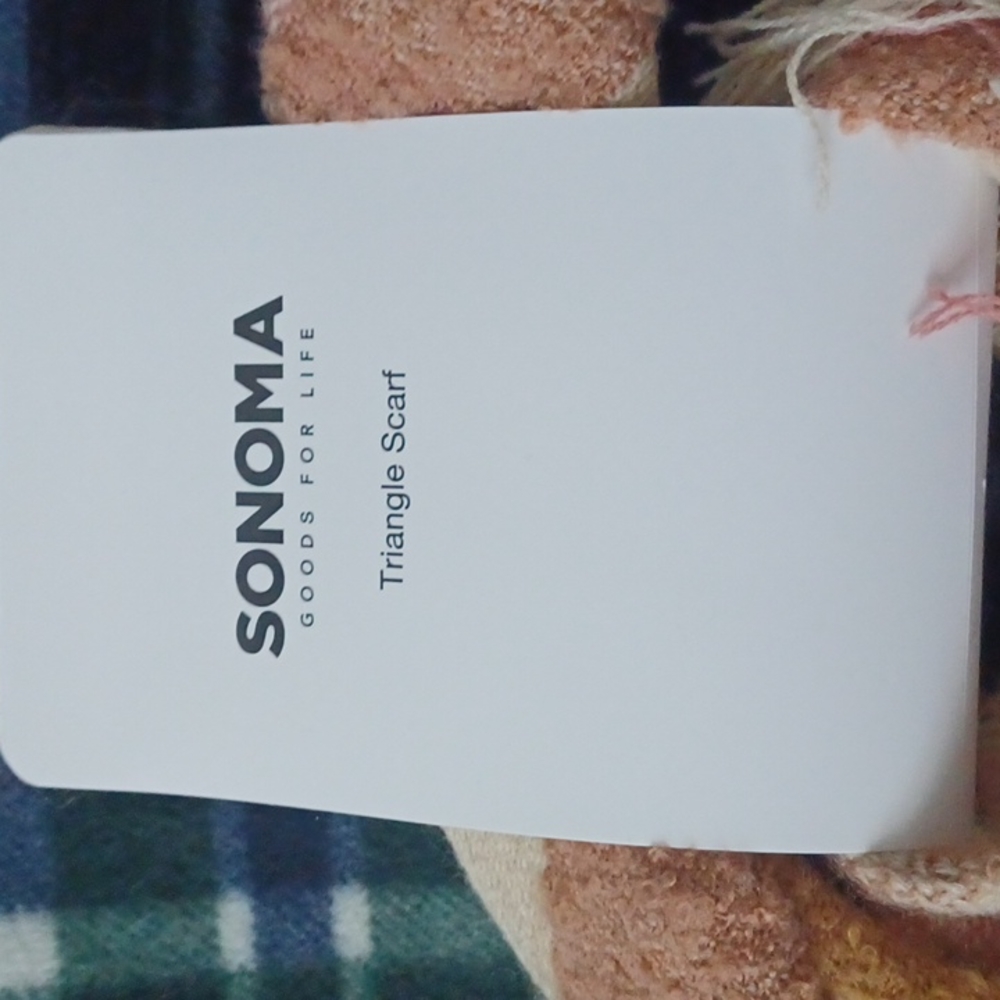 NWT SONOMA Triangle Scarf - Picture 2 of 8